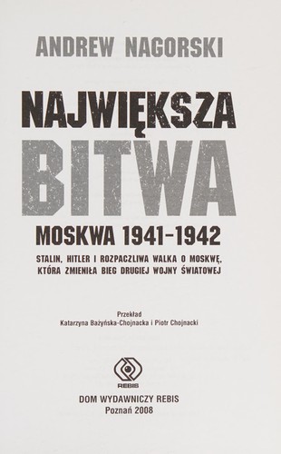 Największa bitwa