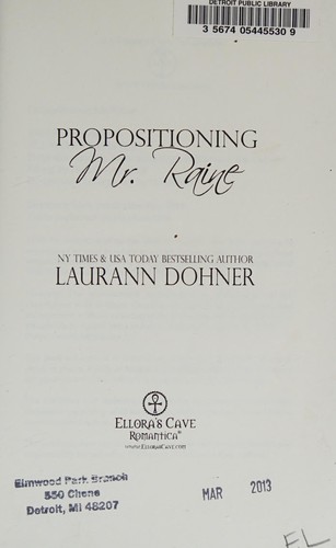 Propositioning Mr. Raine