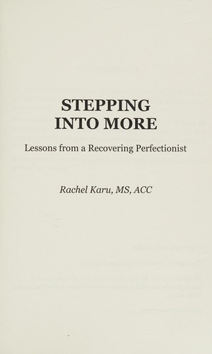 Stepping into more