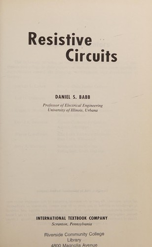 Resistive circuits