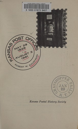 Kansas post offices