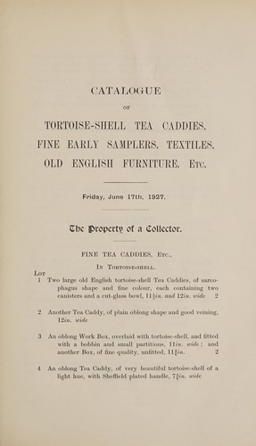 Valuable early samplers