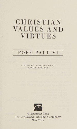 Christian values and virtues