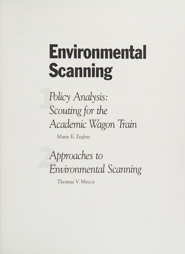Doing Academic Planning