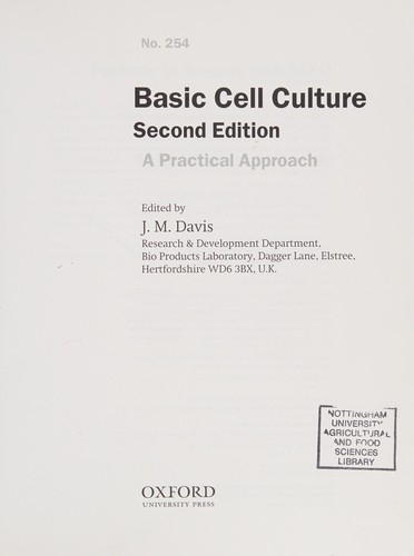 Basic cell culture
