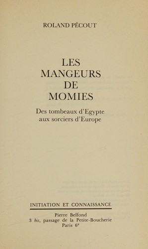 Les mangeurs de momies