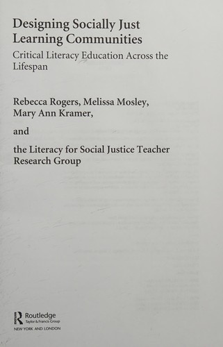 Designing socially just learning communities