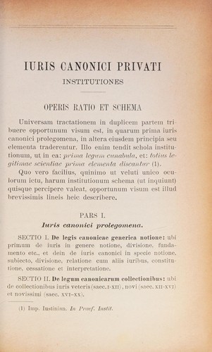 Iuris canonici privati institutiones