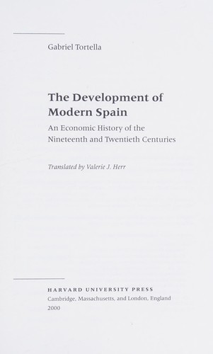 The development of modern Spain