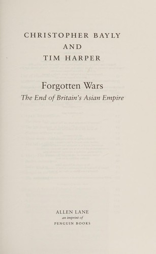 FORGOTTEN WARS