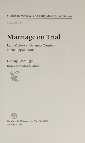 Marriage on trial