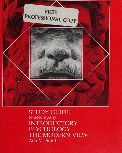 Study guide to accompany Introductory psychology: the modern view [by Douglas Matheson] ...