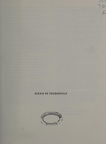 Alexis de Tocqueville