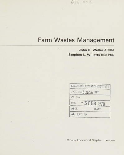 Farm wastes management