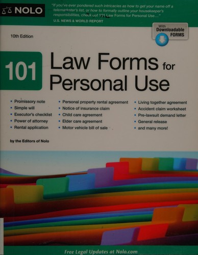 101 law forms for personal use