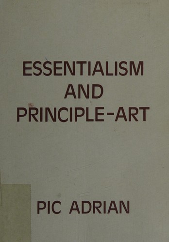 Essentialism and principle-art