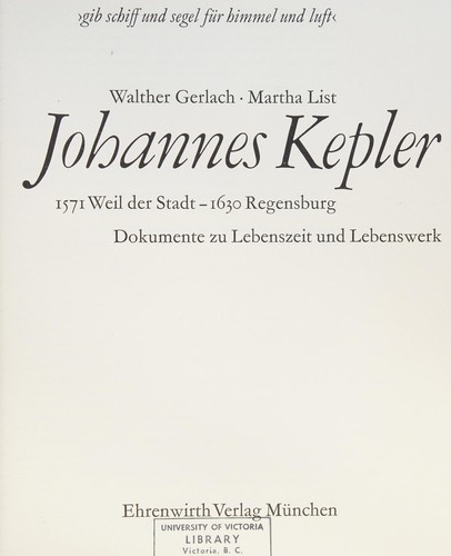 Johannes Kepler