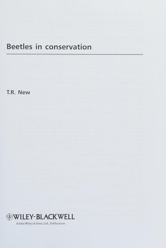 Beetles in conservation