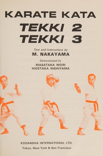 Karate kata, tekki 2, tekki 3.