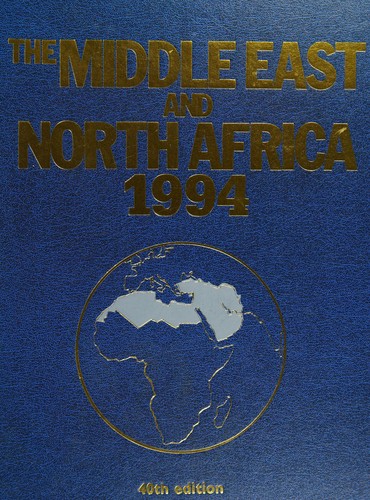MIDDLE EAST & NO AFRICA 1994 (Europa's Regional Surveys of the World)