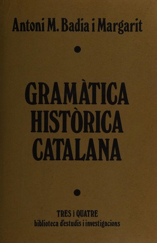 Gramática histórica catalana