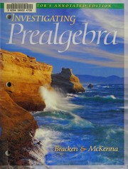Investigating Pre-Algebra