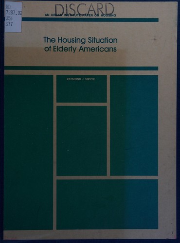 The housing situation of elderly Americans (Paper - Urban Institute)