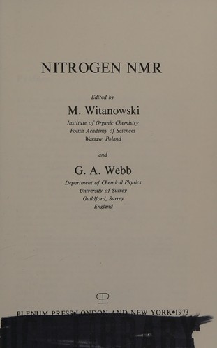 Nitrogen NMR
