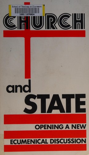 Church and state, opening a new ecumenical discussion