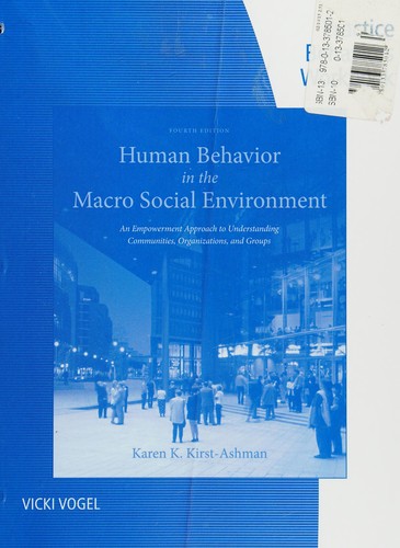 Human Behavior in the Macro Social Environment