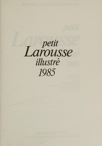 Petit Larousse illustré