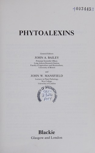 Phytoalexins