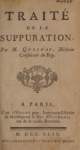 Traité de la suppuration