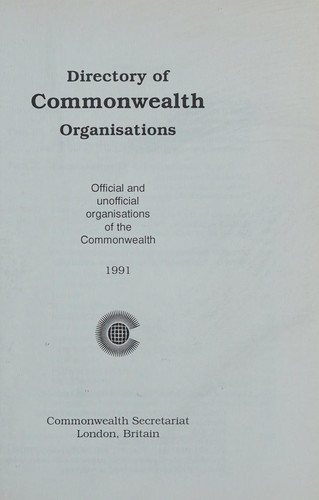 Directory of Commonwealth organisations