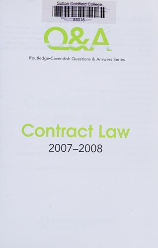 Q&A contract law