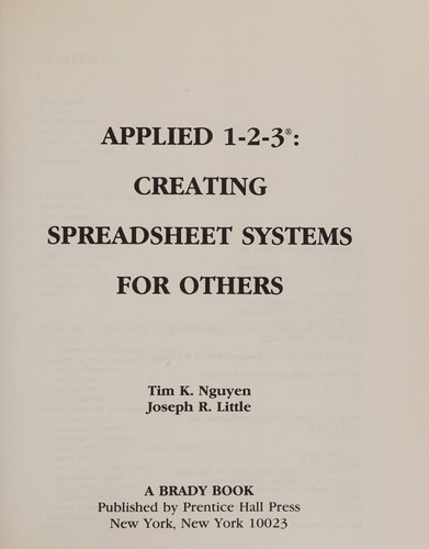 Applied 1-2-3