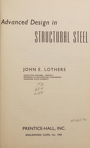 Advanced design in structural steel