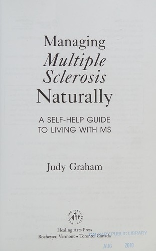 Managing multiple sclerosis naturally