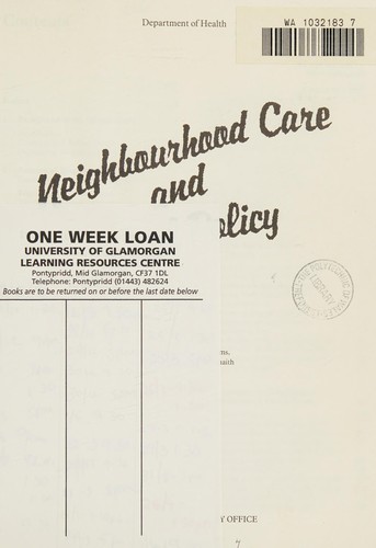 Neighbourhood Care and Social Policy