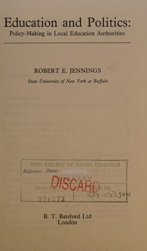 Education and politics