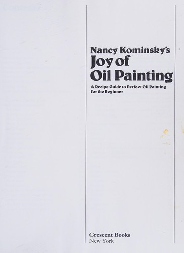 Nancy Kominsky's Joy of oil painting