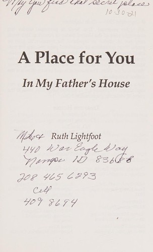 A place for you, in my Father's house