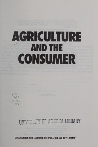 Agriculture and the consumer