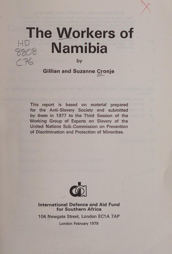 The workers of Namibia