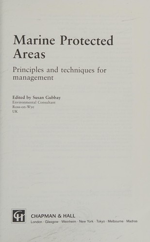 Marine protected areas
