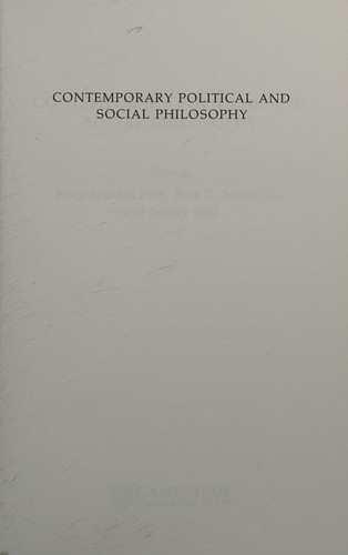 Contemporary Political and Social Philosophy 12