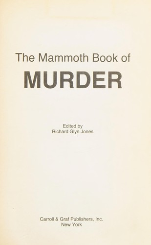 The Mammoth book of murder