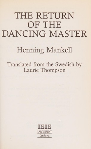 The Return of the Dancing Master