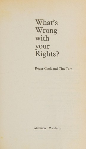 What's Wrong with Your Rights?