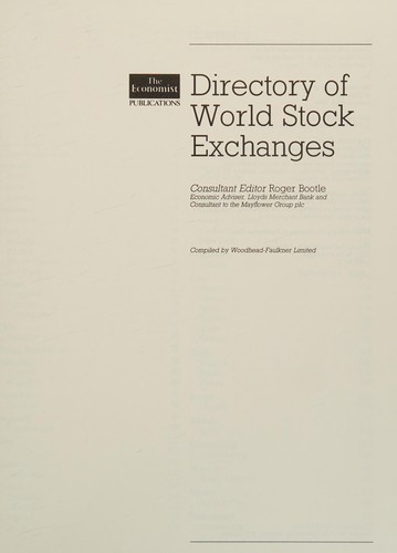 Directory World Stock Exchange